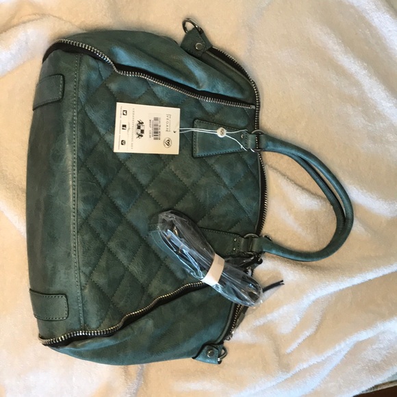Urban Expressions Handbags - Cute Teal Handbag 100% Vegan